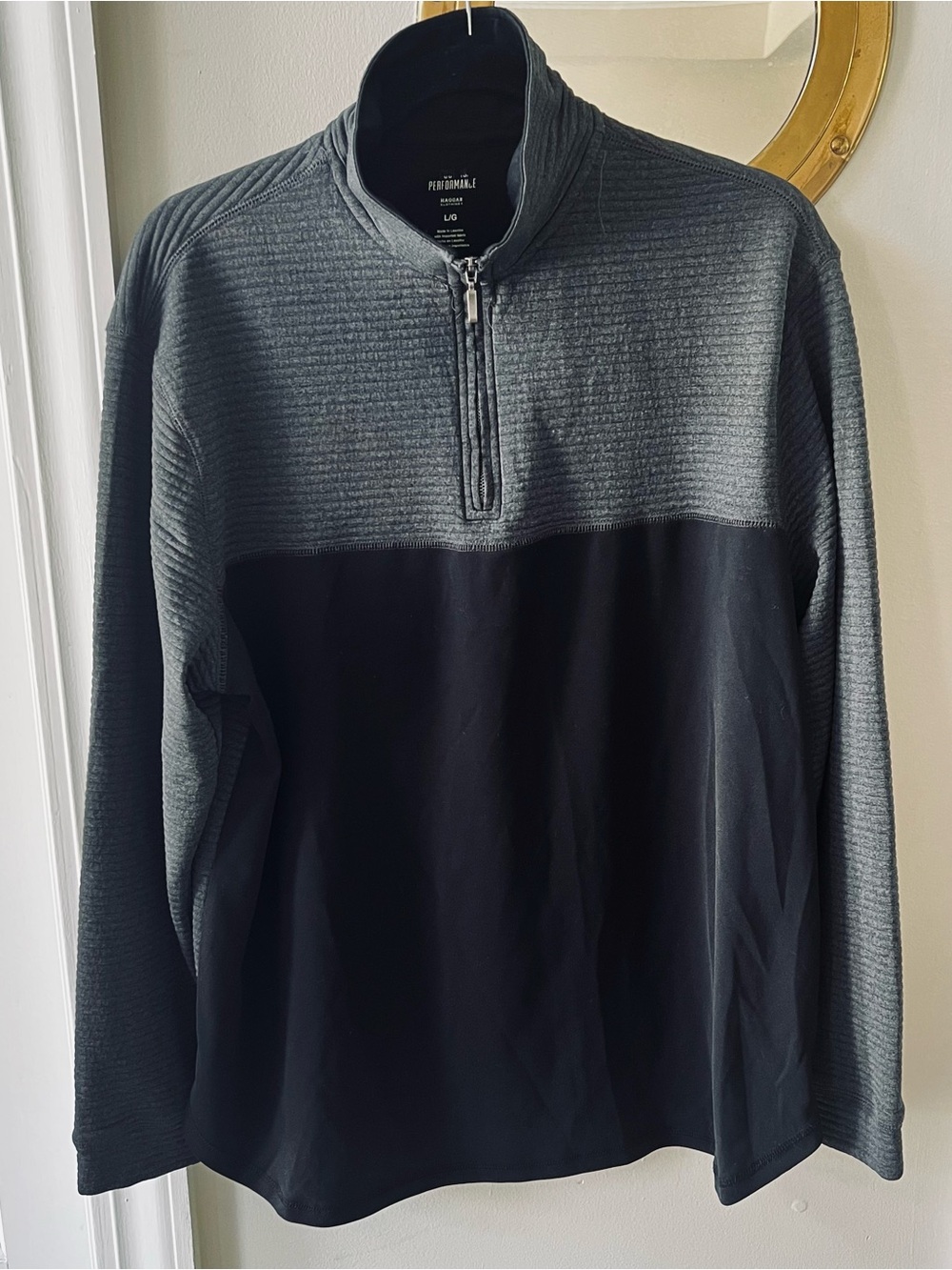 Haggar Performance 1/4 Zip Men’s Pullover Sweater